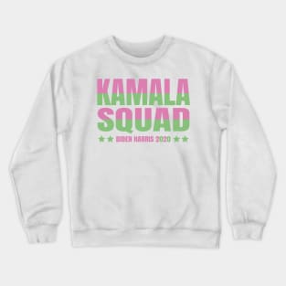 Kamala Squad, Team Kamala Pink Green, Biden Harris 202, Biden Supporter Crewneck Sweatshirt